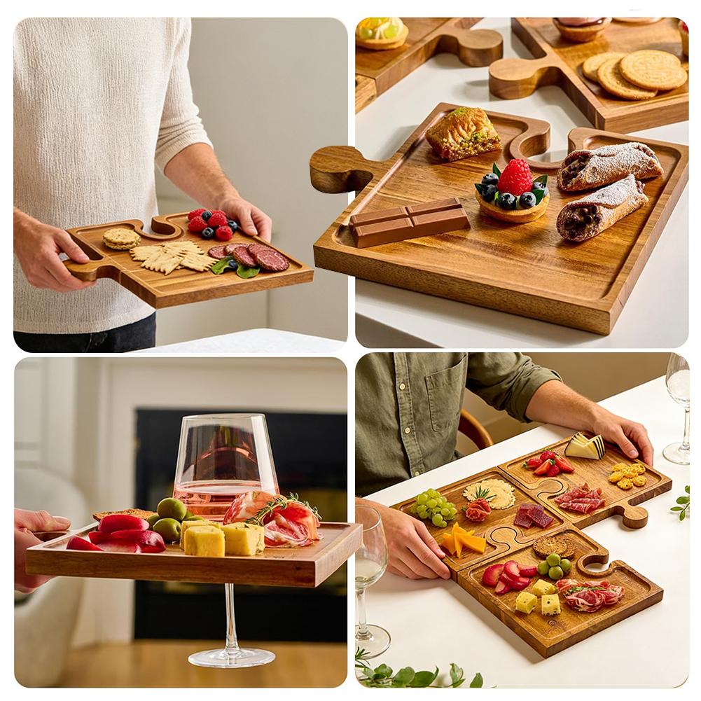 Wooden Puzzle Shaped Appetizer - Woodworking Plan บทวิจารณ์และราคา