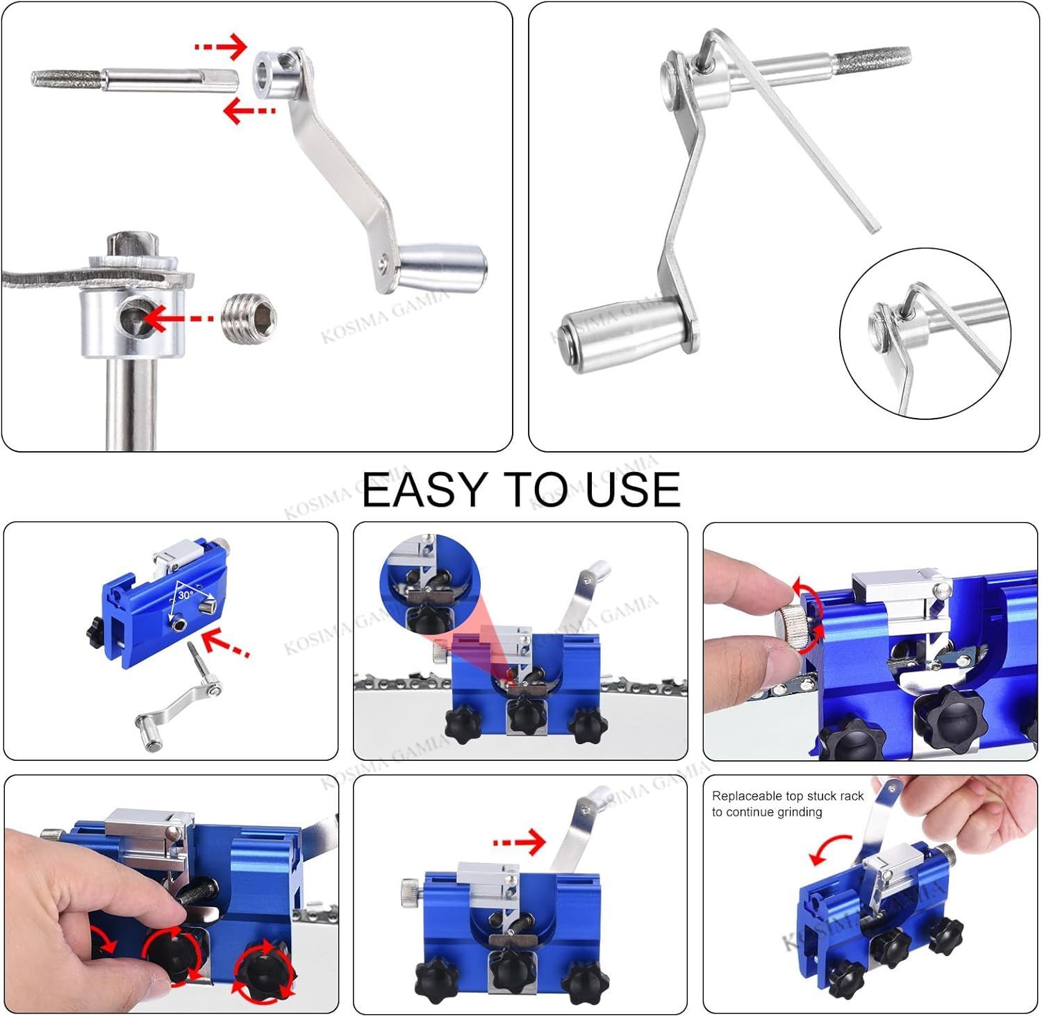 Portable Manual Chain Saw Blad - Woodworking Shop บทวิจารณ์และราคา