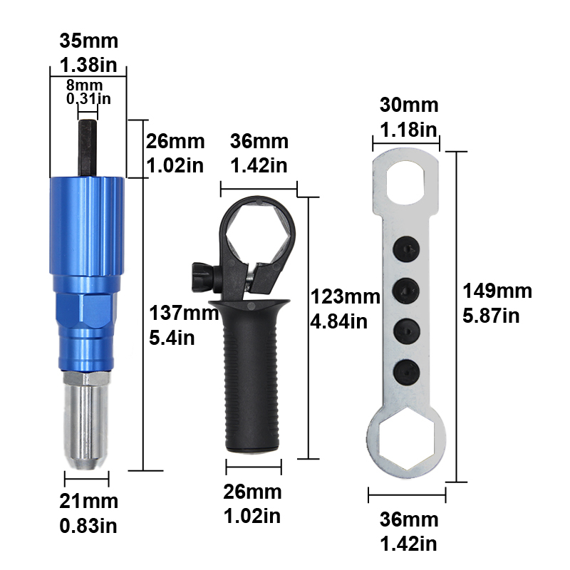 Electric Aluminum Alloy Rivet  - Woodworking Nail Gun บทวิจารณ์และราคา