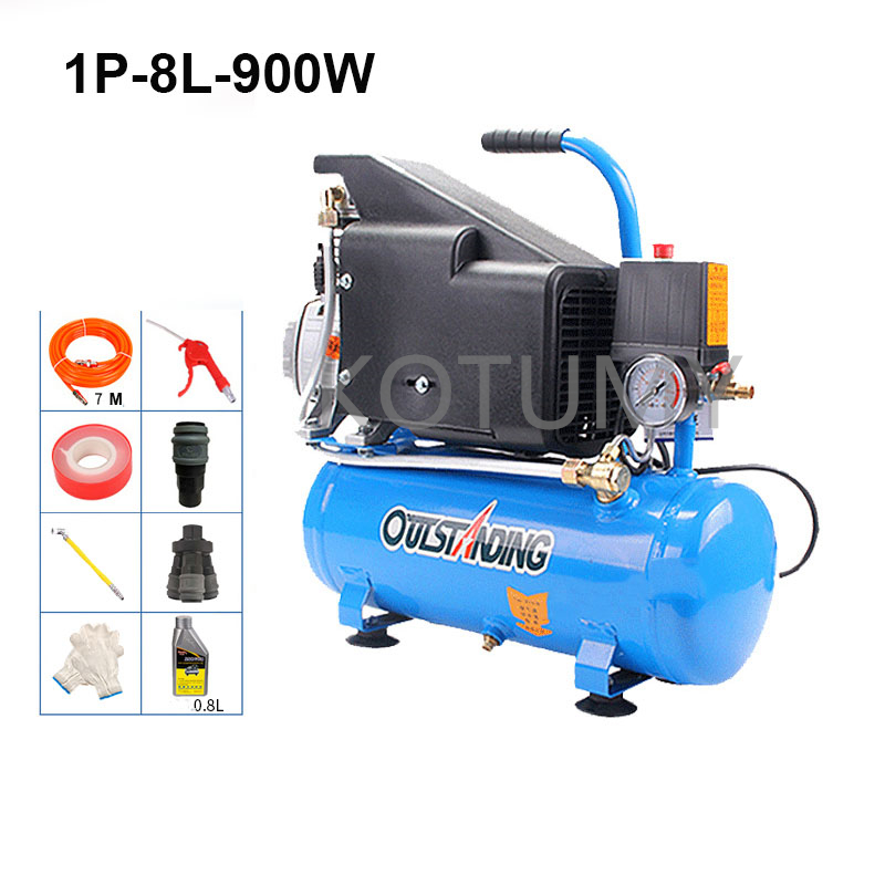 Oily Air Compressor 1P 2.5P 4P - Woodworking Nail Gun บทวิจารณ์และราคา