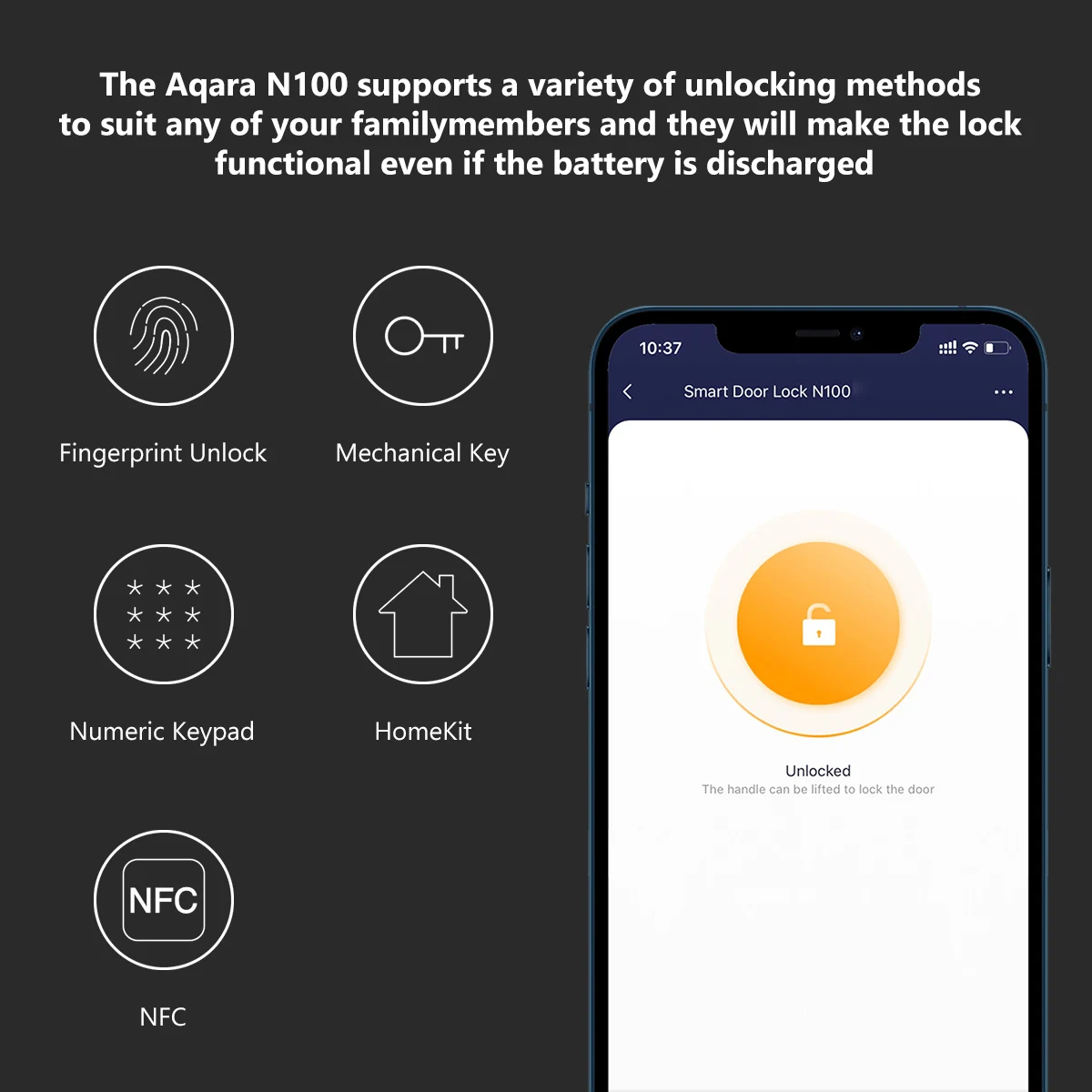 Aqara Smart Door Lock N100 Fin - Woodworking Apps บทวิจารณ์และราคา