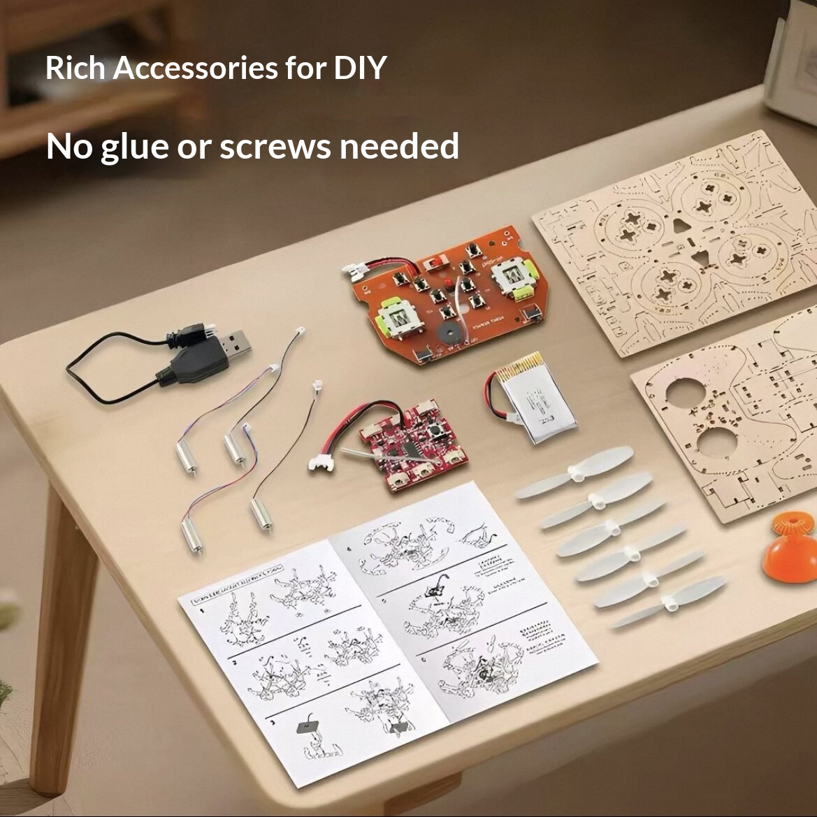 2026 New Wooden DIY Assembled  - Woodworking For Beginners บทวิจารณ์และราคา