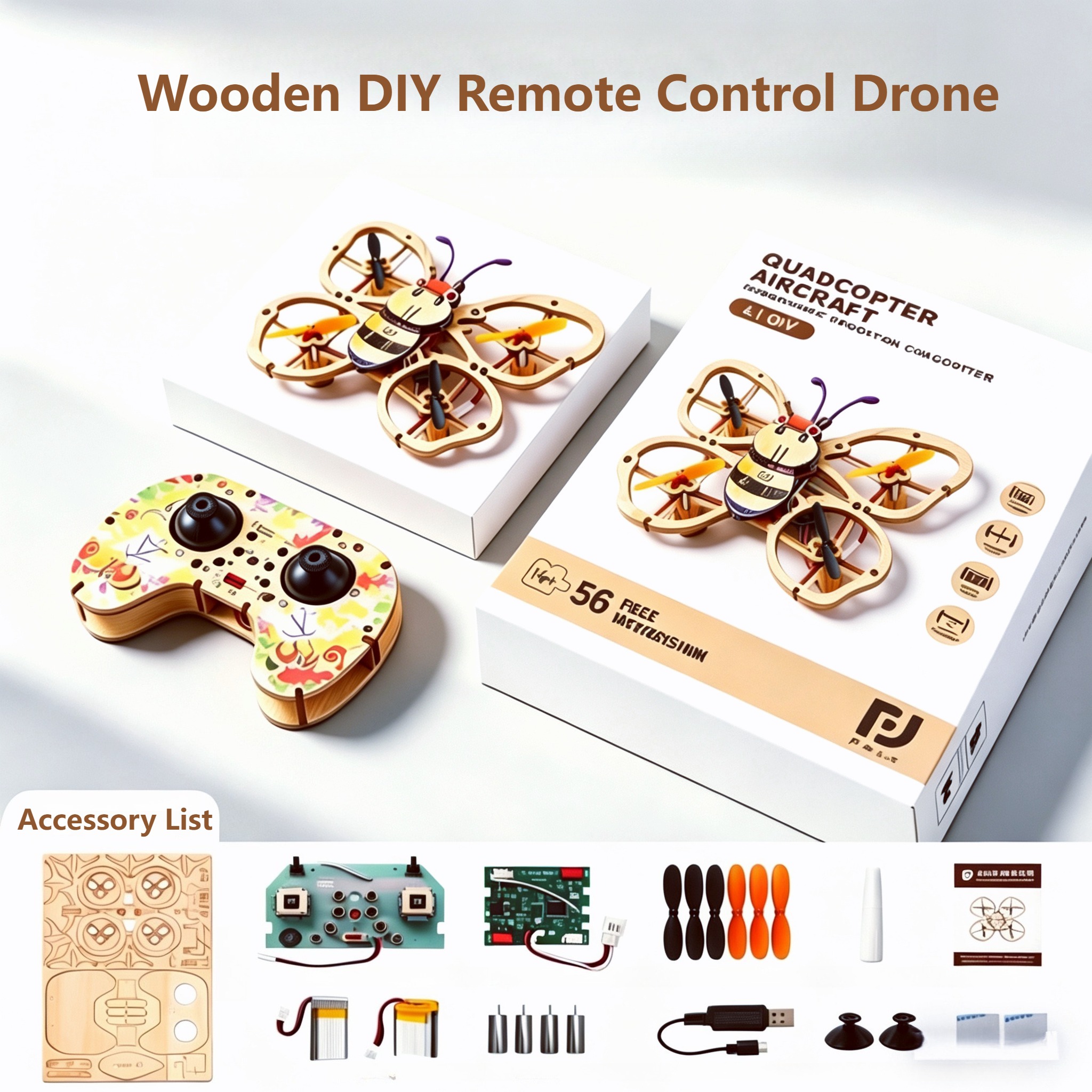 2026 New Wooden DIY Assembled  - Woodworking For Beginners บทวิจารณ์และราคา