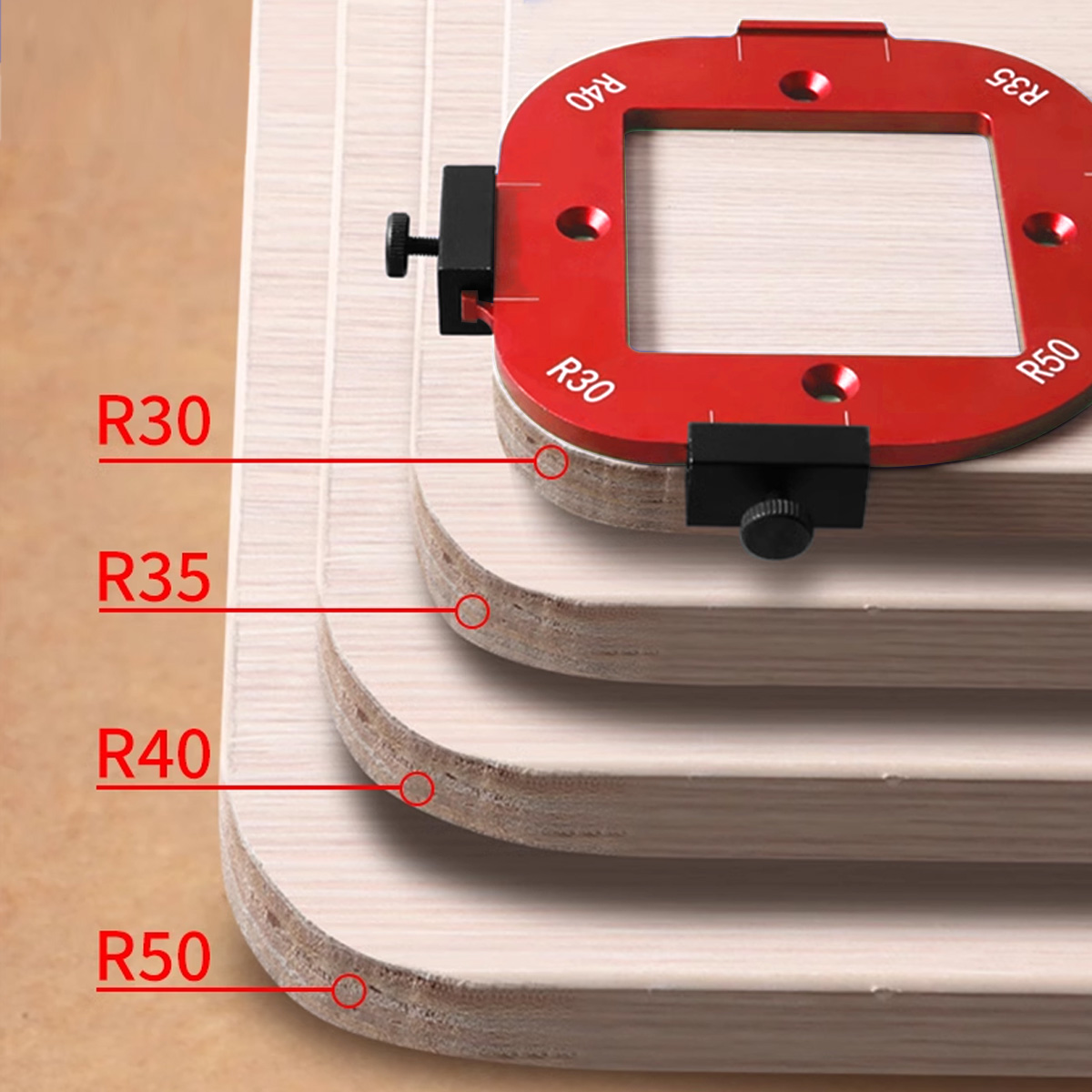 4 in 1 Arc Angle Positioning T - Woodworking Router Templates บทวิจารณ์และราคา