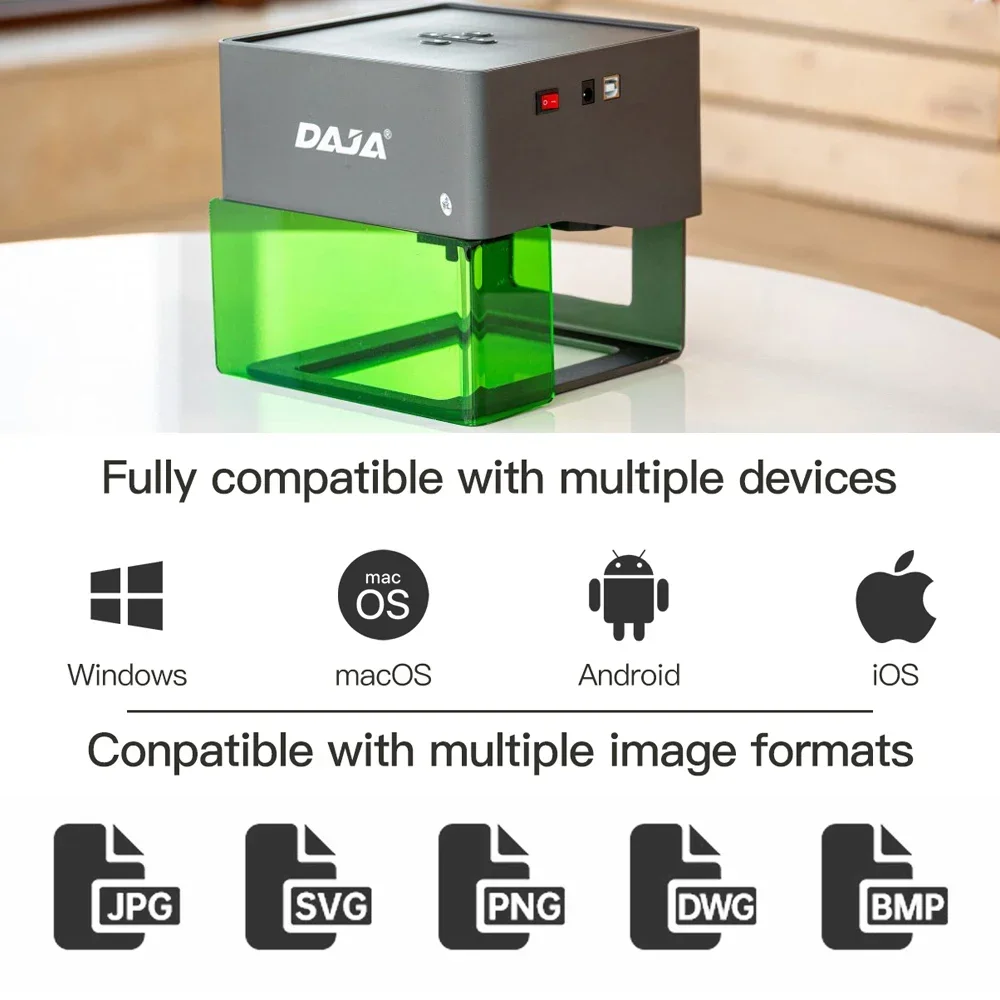 DAJA Laser Engraver CNC DIY DJ - Woodworking Logo บทวิจารณ์และราคา