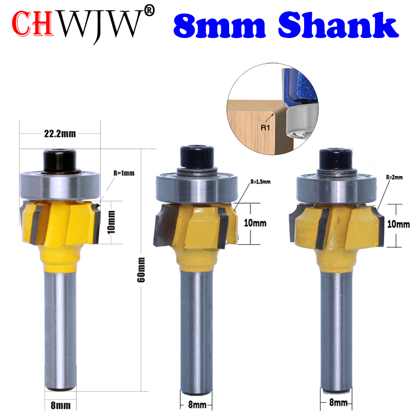 CHWJW 1PC 8mm Shank high quali - Woodworking Router Templates บทวิจารณ์และราคา