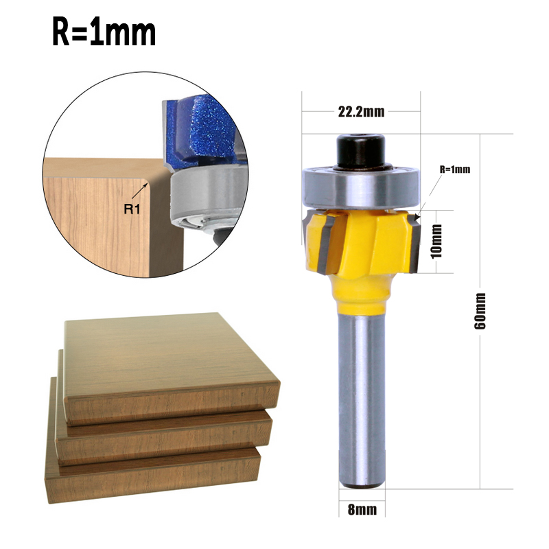 CHWJW 1PC 8mm Shank high quali - Woodworking Router Templates บทวิจารณ์และราคา