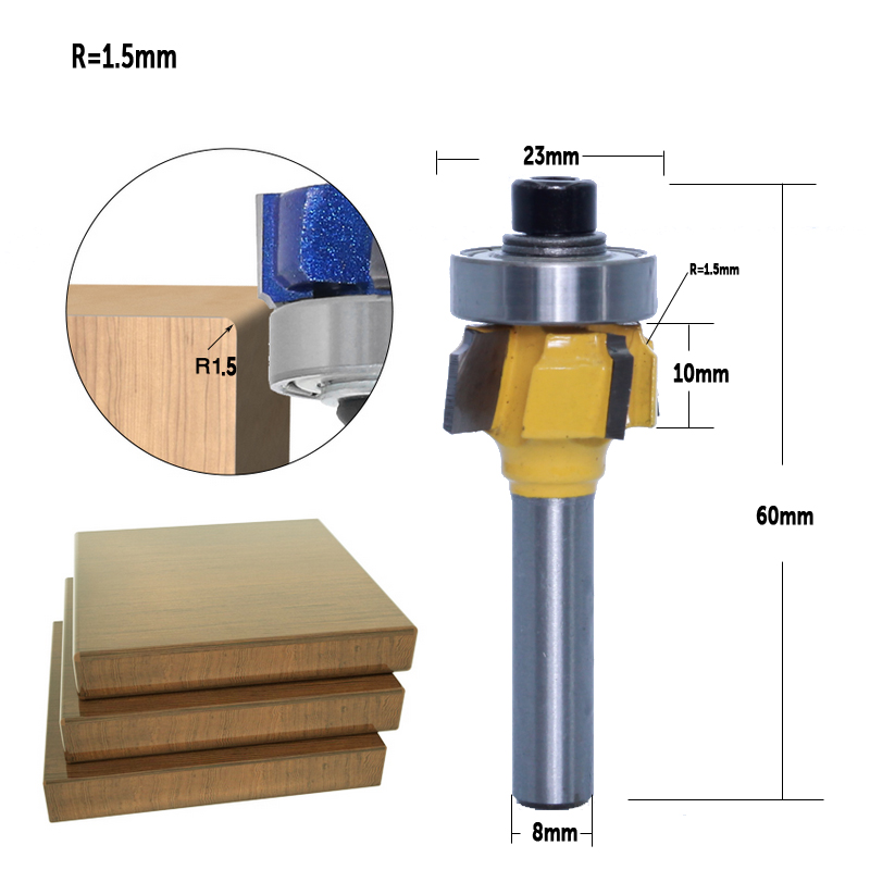 CHWJW 1PC 8mm Shank high quali - Woodworking Router Templates บทวิจารณ์และราคา