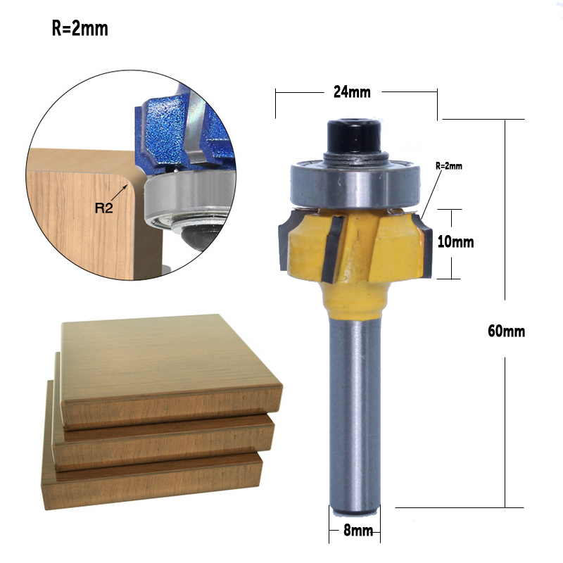 CHWJW 1PC 8mm Shank high quali - Woodworking Router Templates บทวิจารณ์และราคา