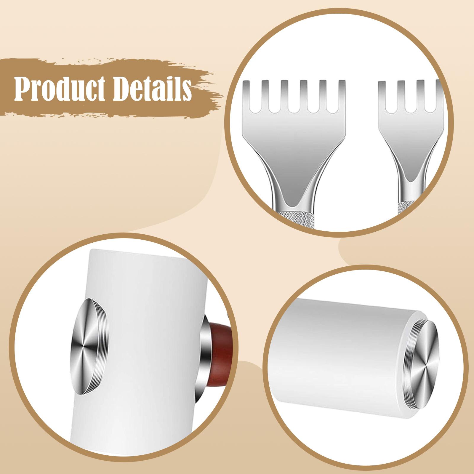 6x PU Leather Carving Hammer H - Wooden Mallet Carving บทวิจารณ์และราคา