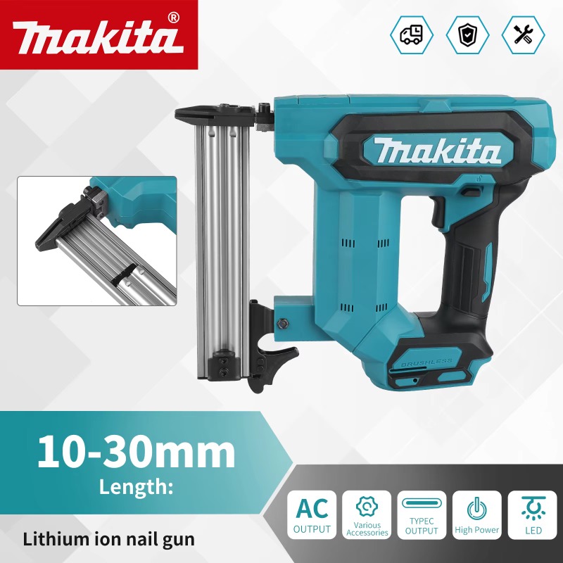 Makita Cordless 18V Lithium-Io - Woodworking Nail Gun บทวิจารณ์และราคา
