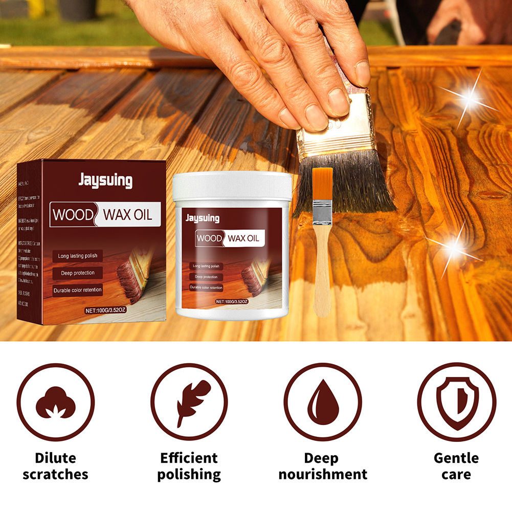 100g Wood Wax Oil Furniture Po - Woodworking Oil Finish บทวิจารณ์และราคา