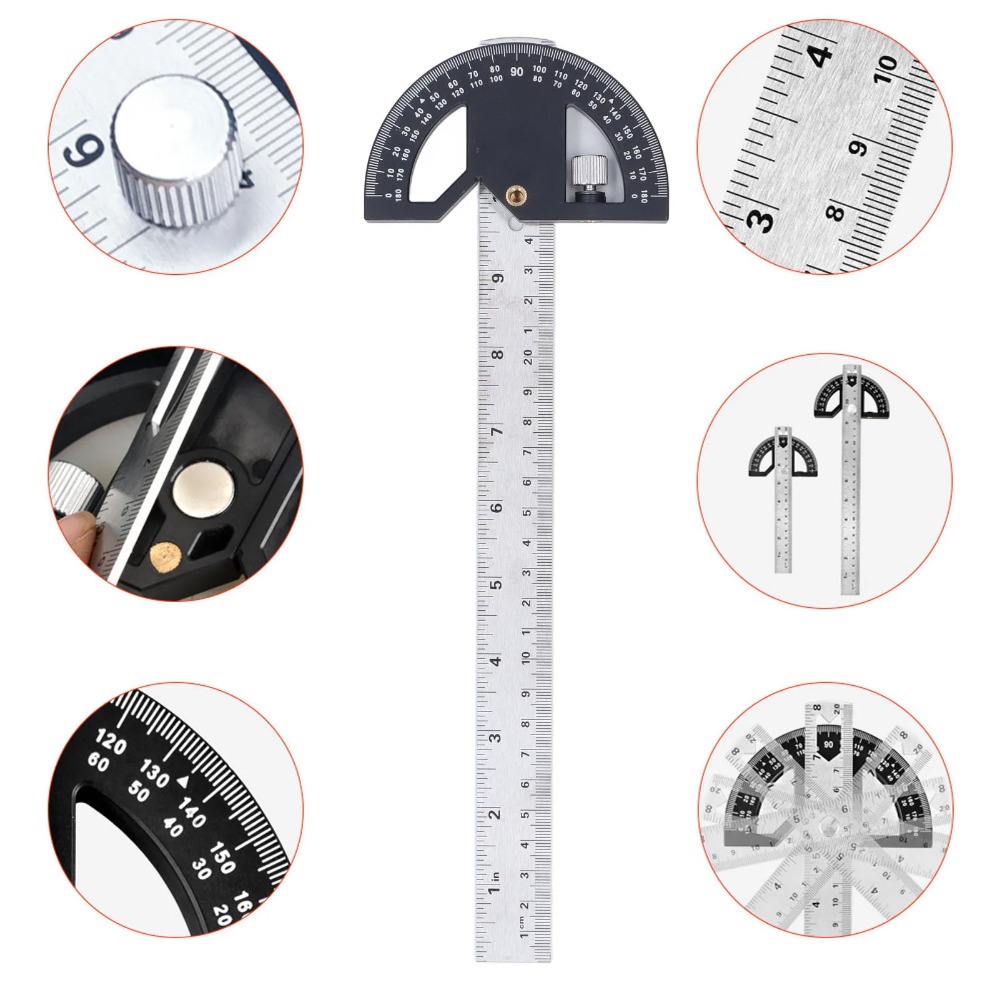 Angle Protractor Carpentry Ang - Woodworking And Carpentry บทวิจารณ์และราคา