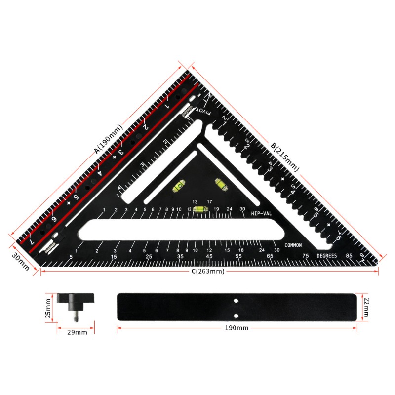 New Multi-functional Triangle  - Woodworking Edge บทวิจารณ์และราคา