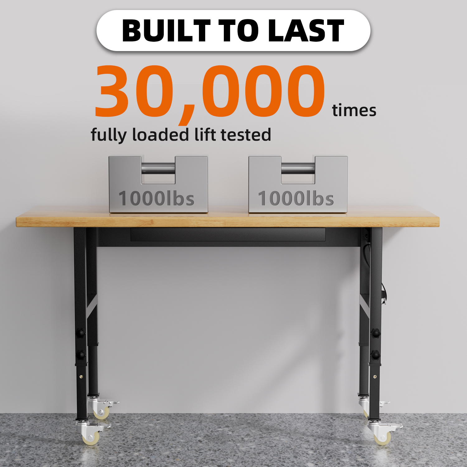 Adjustable Height Workbench He - Woodworking Workbench บทวิจารณ์และราคา
