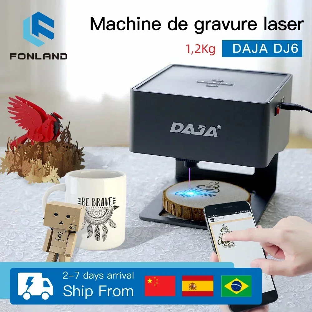 FONLAND DJ6 Laser Engraver CNC - Woodworking Logo บทวิจารณ์และราคา