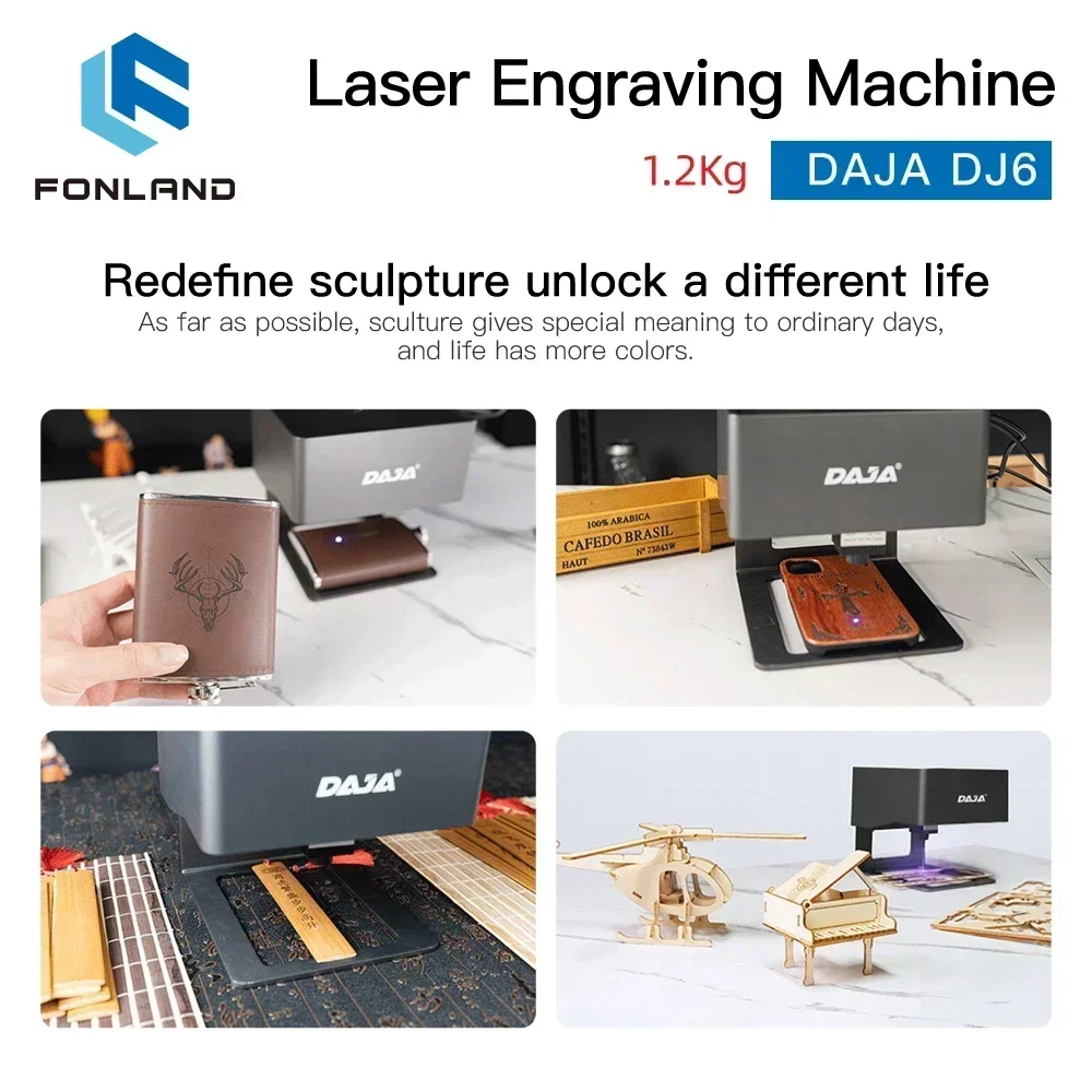 FONLAND DJ6 Laser Engraver CNC - Woodworking Logo บทวิจารณ์และราคา