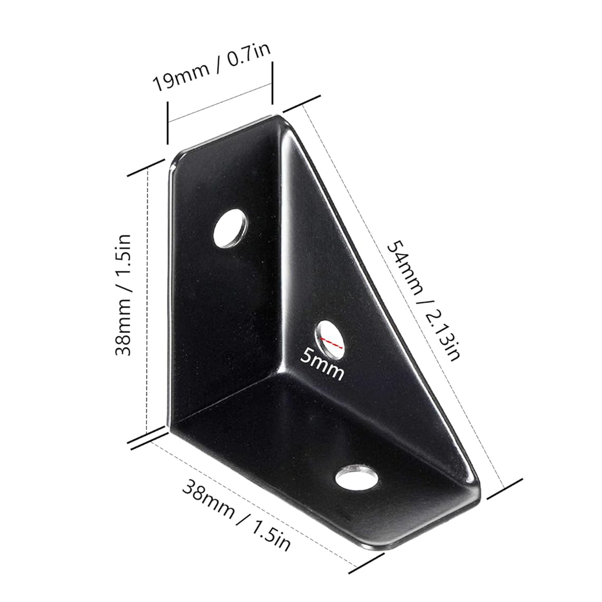 Angle Corner Brackets 38mm x 3 - Woodworking X Brace บทวิจารณ์และราคา