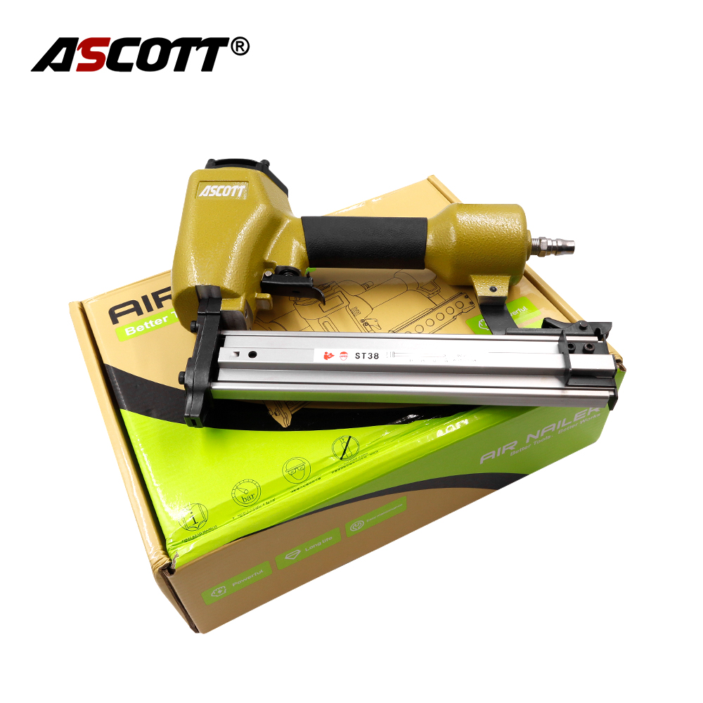 ST38 14GA Heavy  Pneumatic Nai - Woodworking Nail Gun บทวิจารณ์และราคา