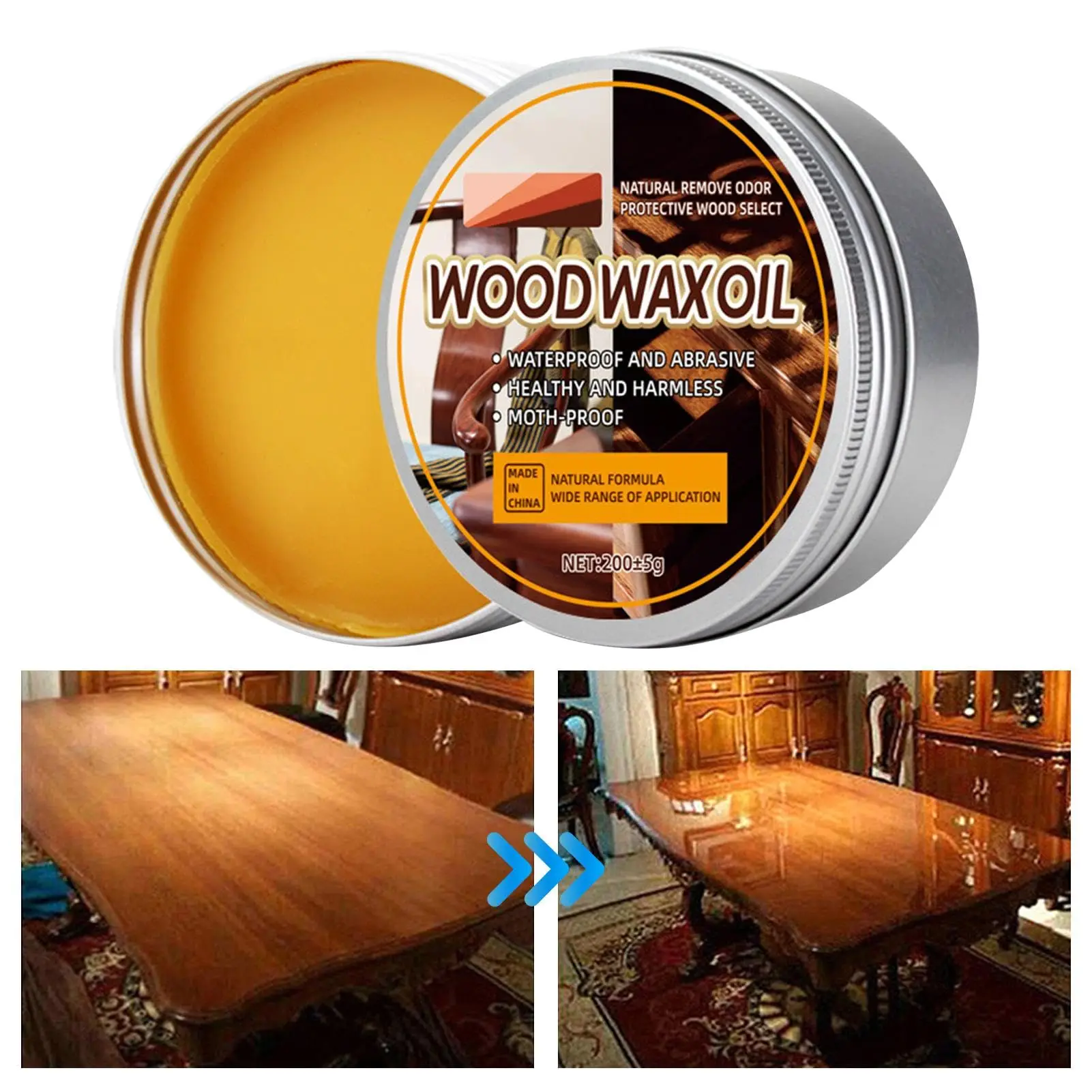 Wooden Beeswax Furniture Polis - Woodworking Oil Finish บทวิจารณ์และราคา