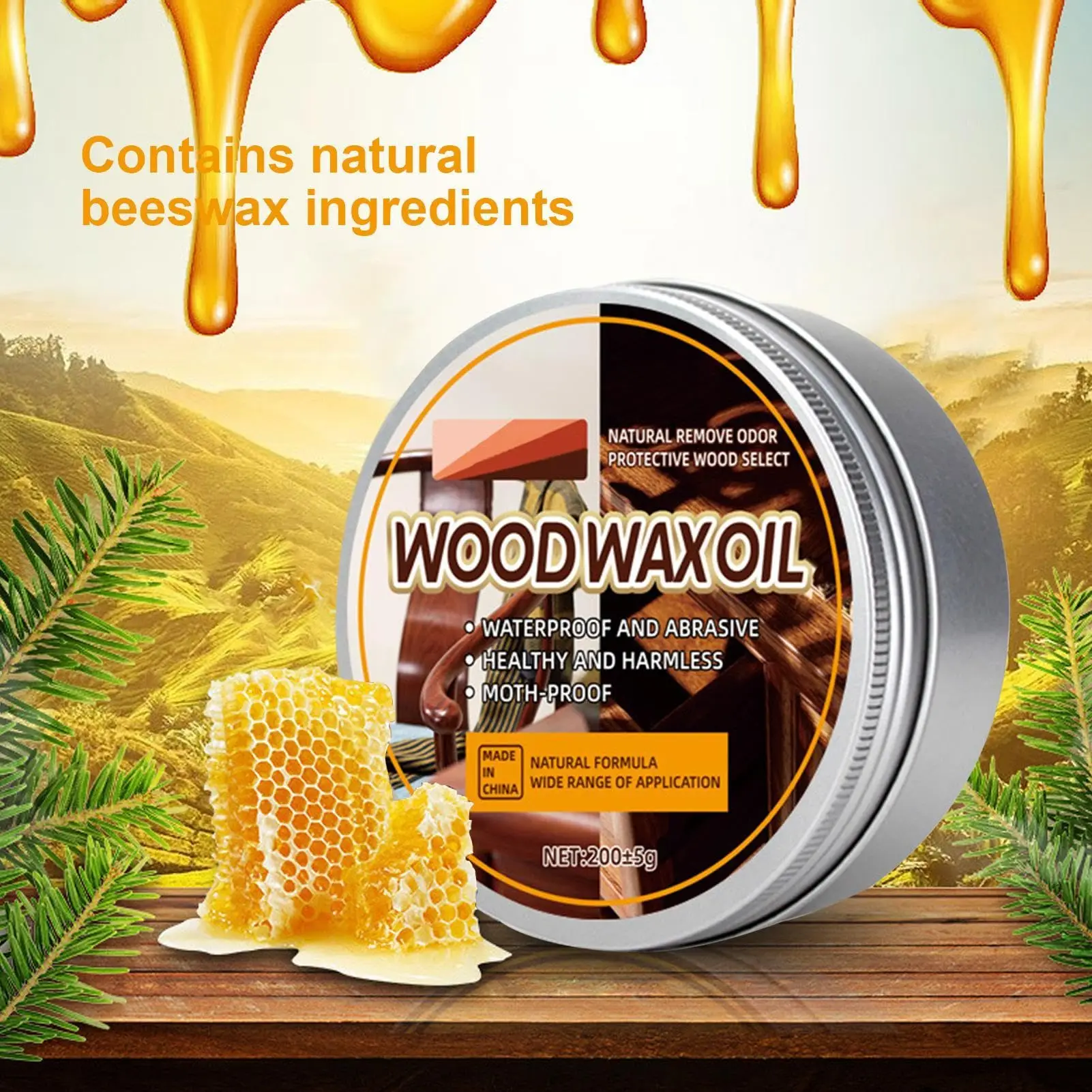 Wooden Beeswax Furniture Polis - Woodworking Oil Finish บทวิจารณ์และราคา