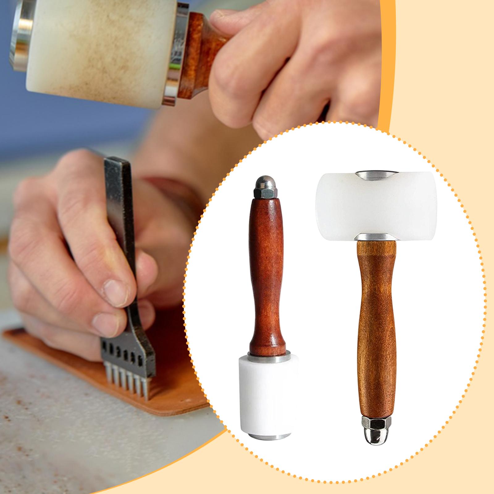Leathercraft Hammer Supplies P - Wooden Mallet Carving บทวิจารณ์และราคา