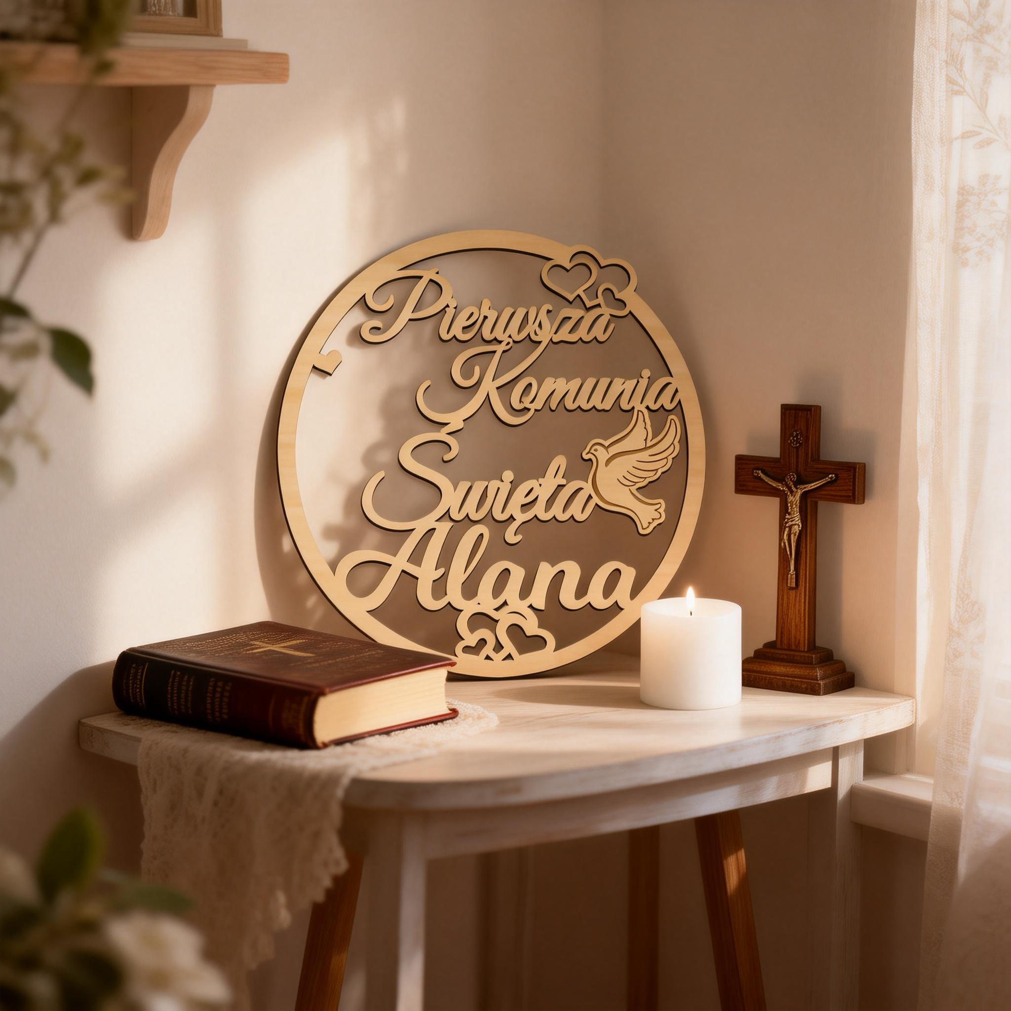Personalized MY First Communio - Woodworking Logo บทวิจารณ์และราคา