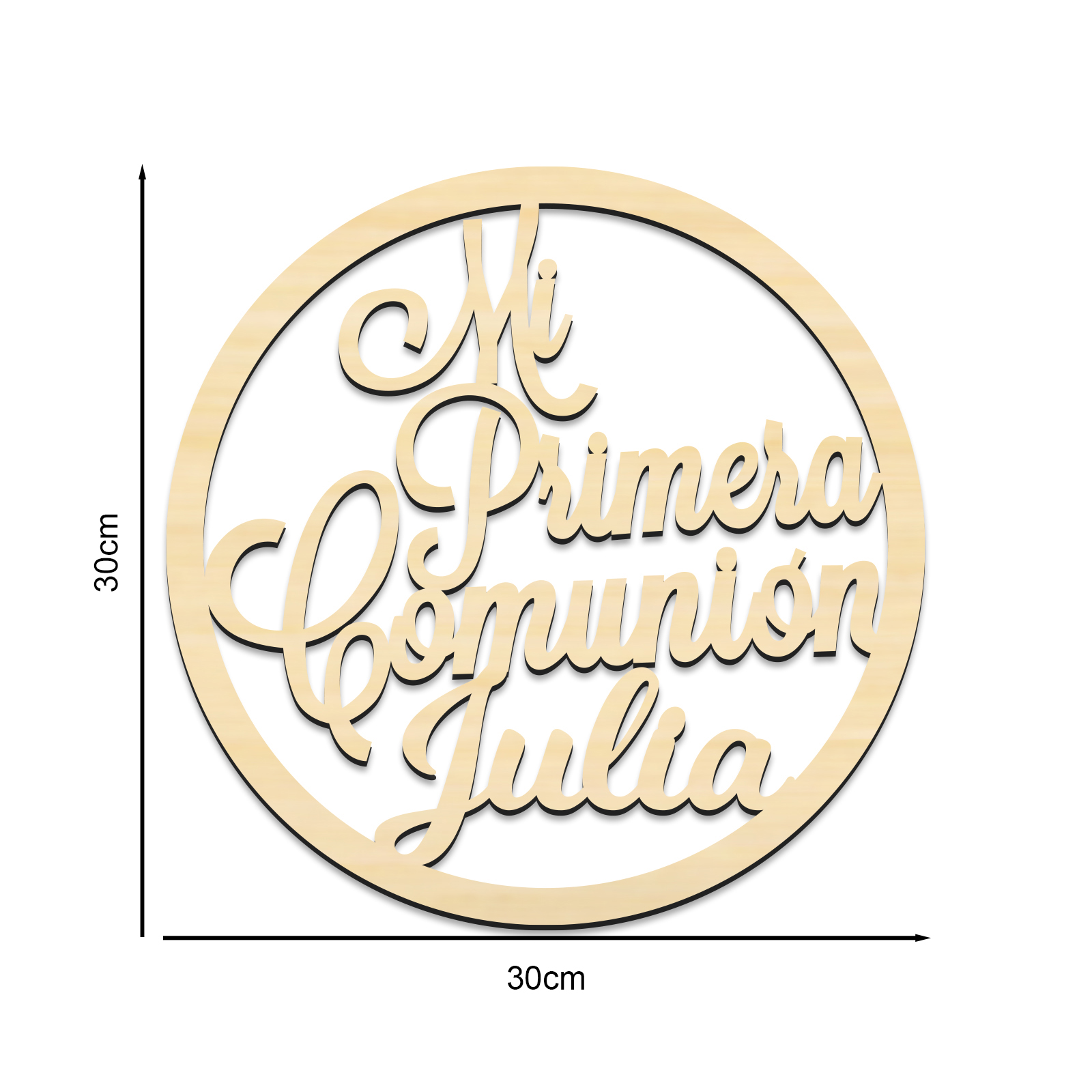 Personalized MY First Communio - Woodworking Logo บทวิจารณ์และราคา