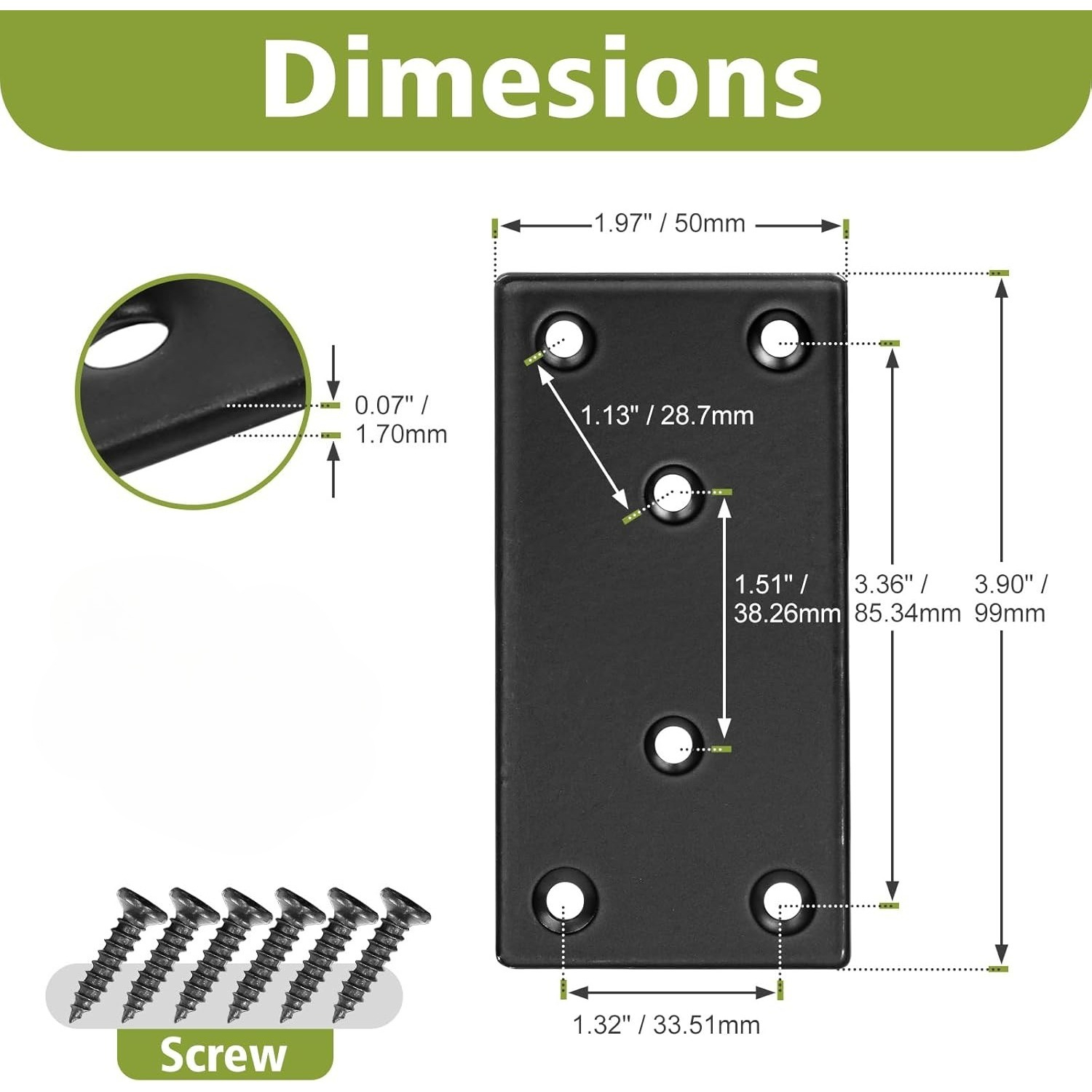 Flat Straight Brace Bracket, B - Woodworking X Brace บทวิจารณ์และราคา