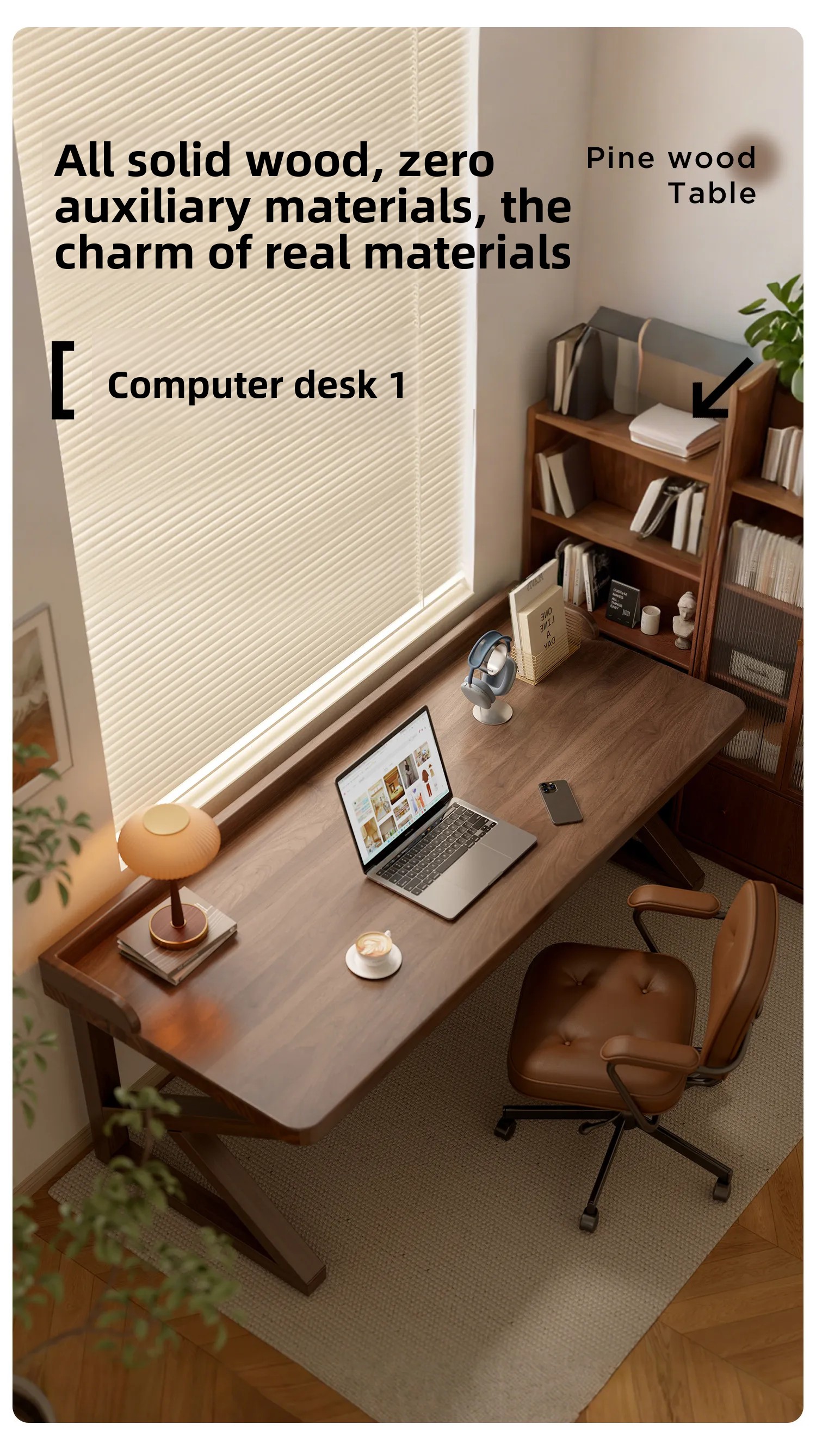 Solid Wood Desk,NZ Pine K-Leg  - Woodworking Plan บทวิจารณ์และราคา