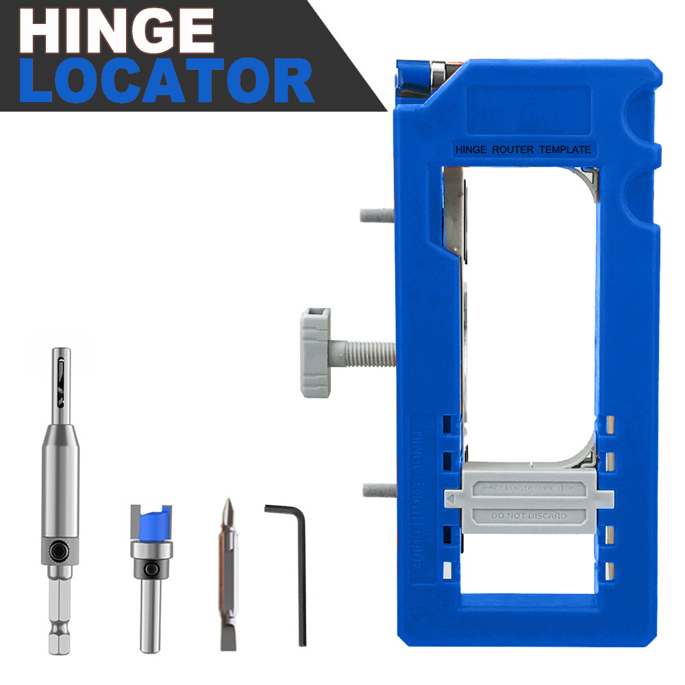 Door Hinge Jig Router Template - Woodworking Router Templates บทวิจารณ์และราคา