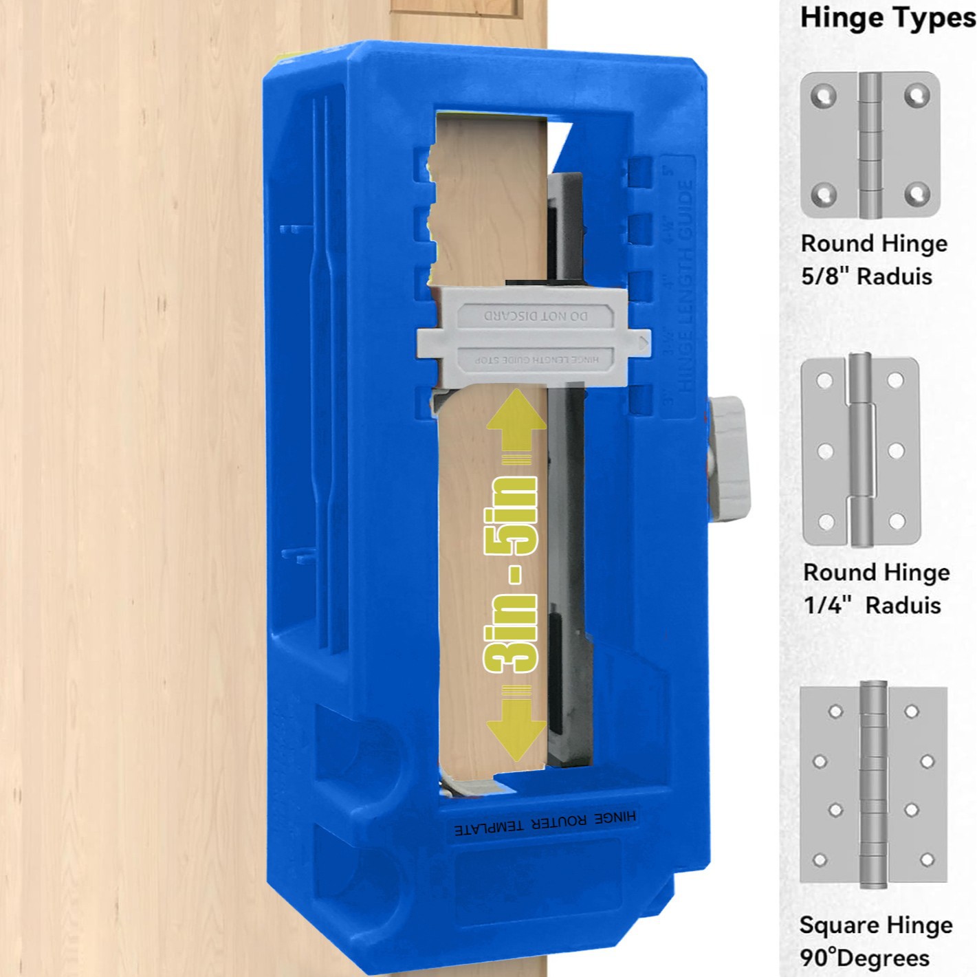 Door Hinge Jig Router Template - Woodworking Router Templates บทวิจารณ์และราคา