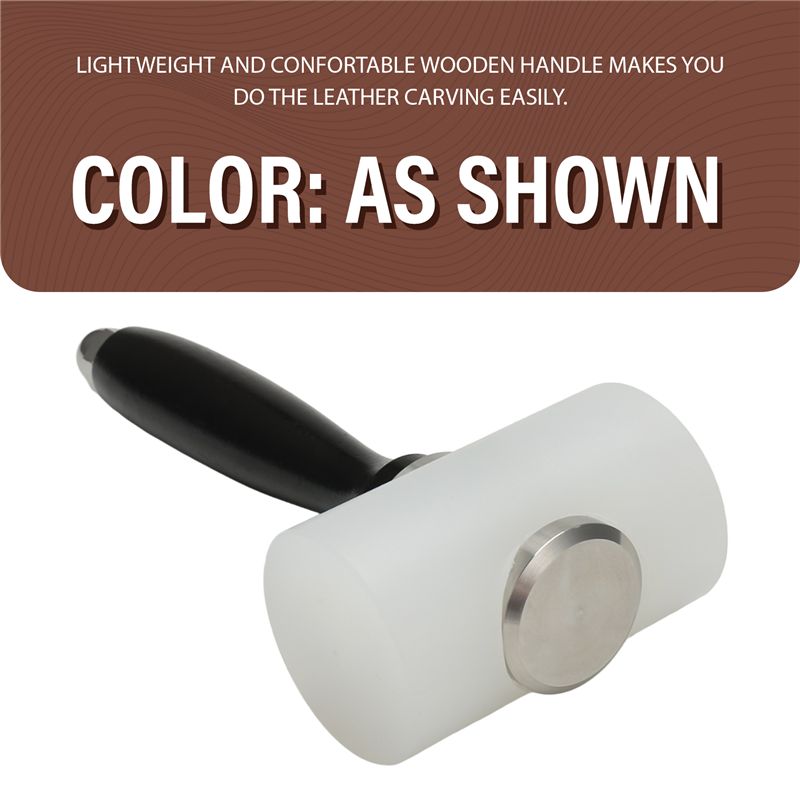 A24F-Leather Carve Hammer Nylo - Wooden Mallet Carving บทวิจารณ์และราคา