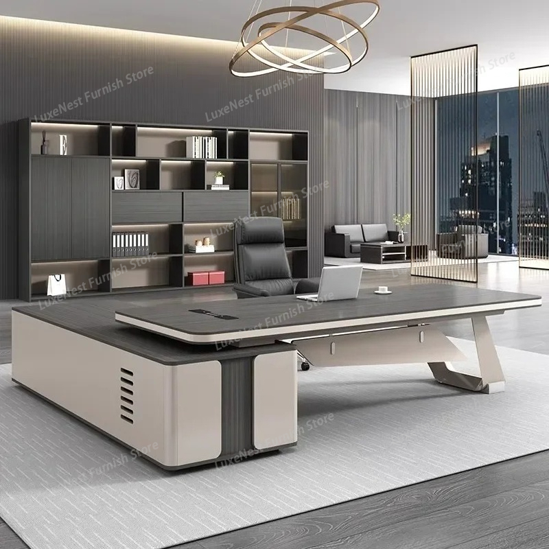 Luxury Work Desk with Storage  - Woodworking Desk Chair บทวิจารณ์และราคา
