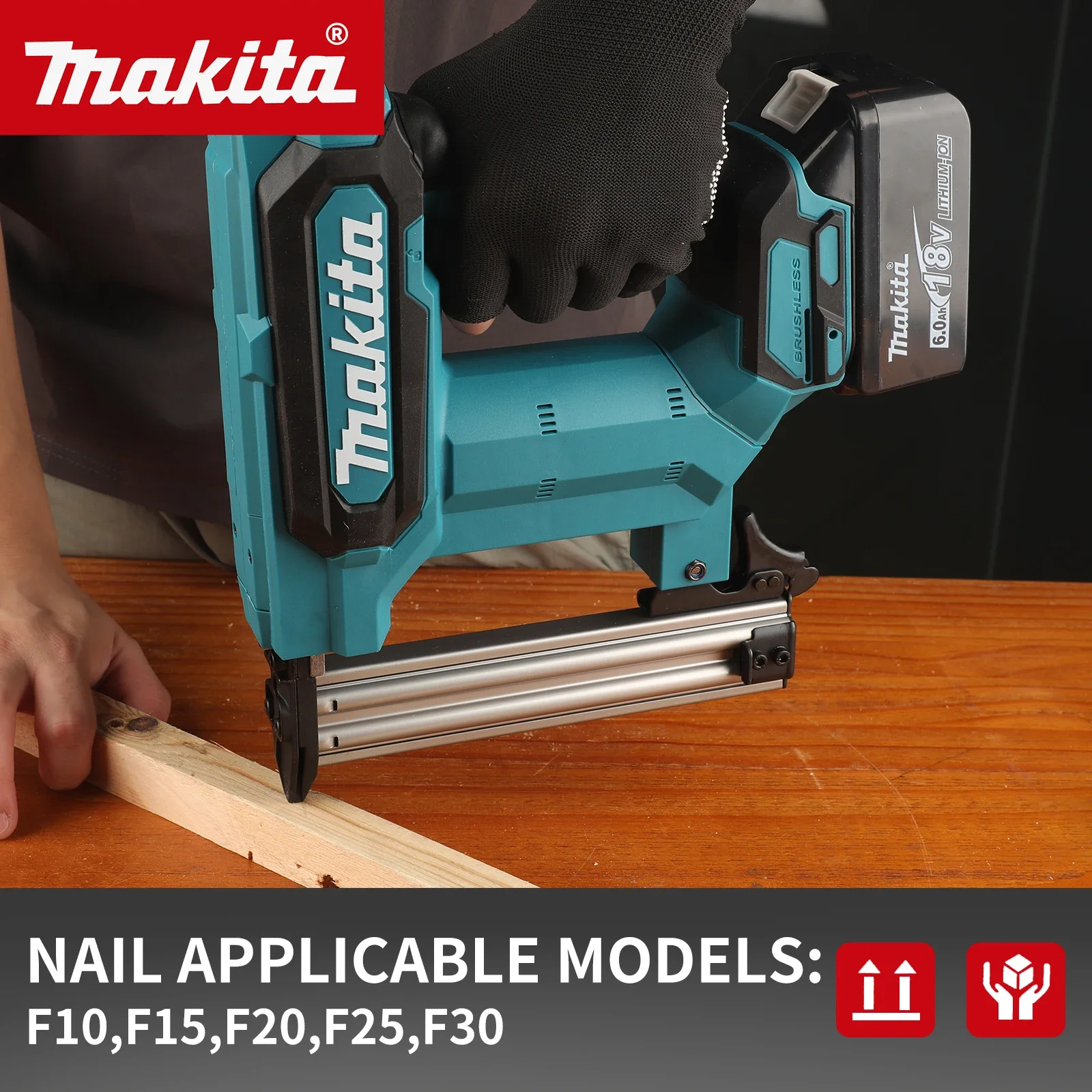 Makita 100-Nail Capacity,Cordl - Woodworking Nail Gun บทวิจารณ์และราคา