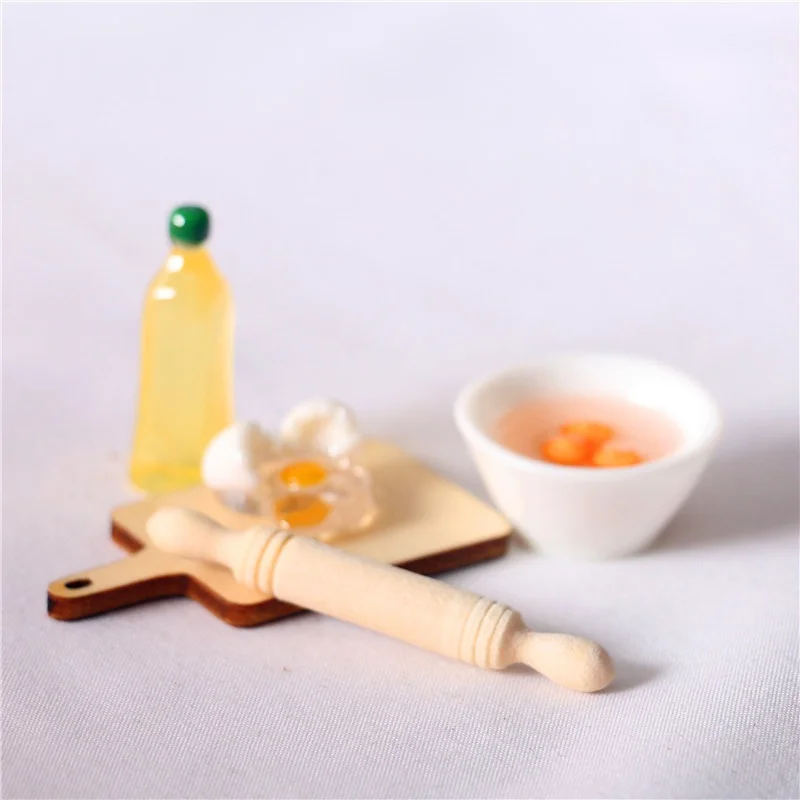 5Pcs/Set Cute Rolling Pin Egg  - Woodworking Oil Finish บทวิจารณ์และราคา