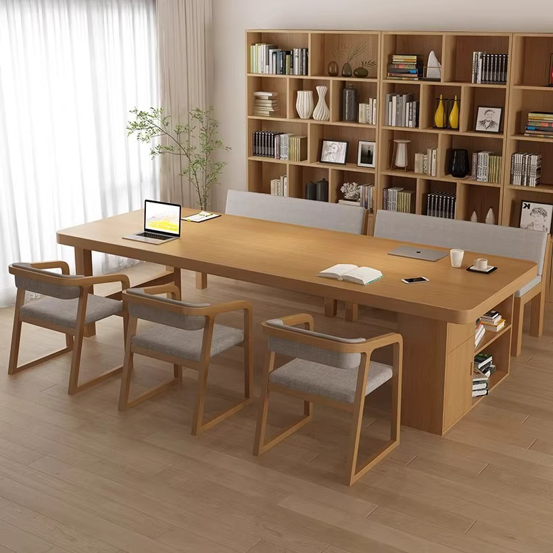 # Wooden Color Conference Tabl - Woodworking Desk Chair บทวิจารณ์และราคา