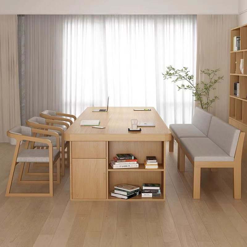 # Wooden Color Conference Tabl - Woodworking Desk Chair บทวิจารณ์และราคา